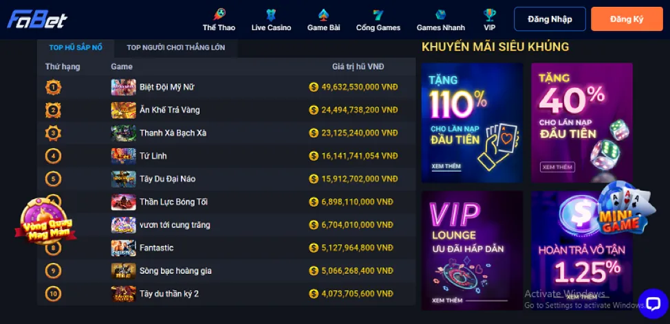 Hoàn thành yêu cầu doanh thu soxo66 casino
